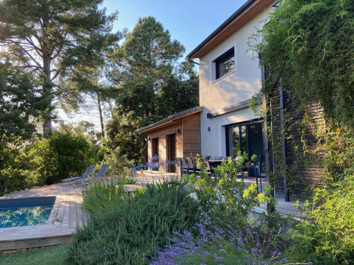 Du Reve O Naturel - Maison De Vacances Entre Gorges De L'Ardeche Et Gard Saint-Julien-de-Peyrolas ภายนอก รูปภาพ